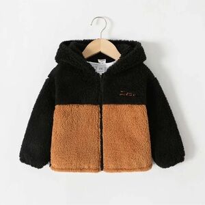 Colorblock Fleece Hooded Jacket